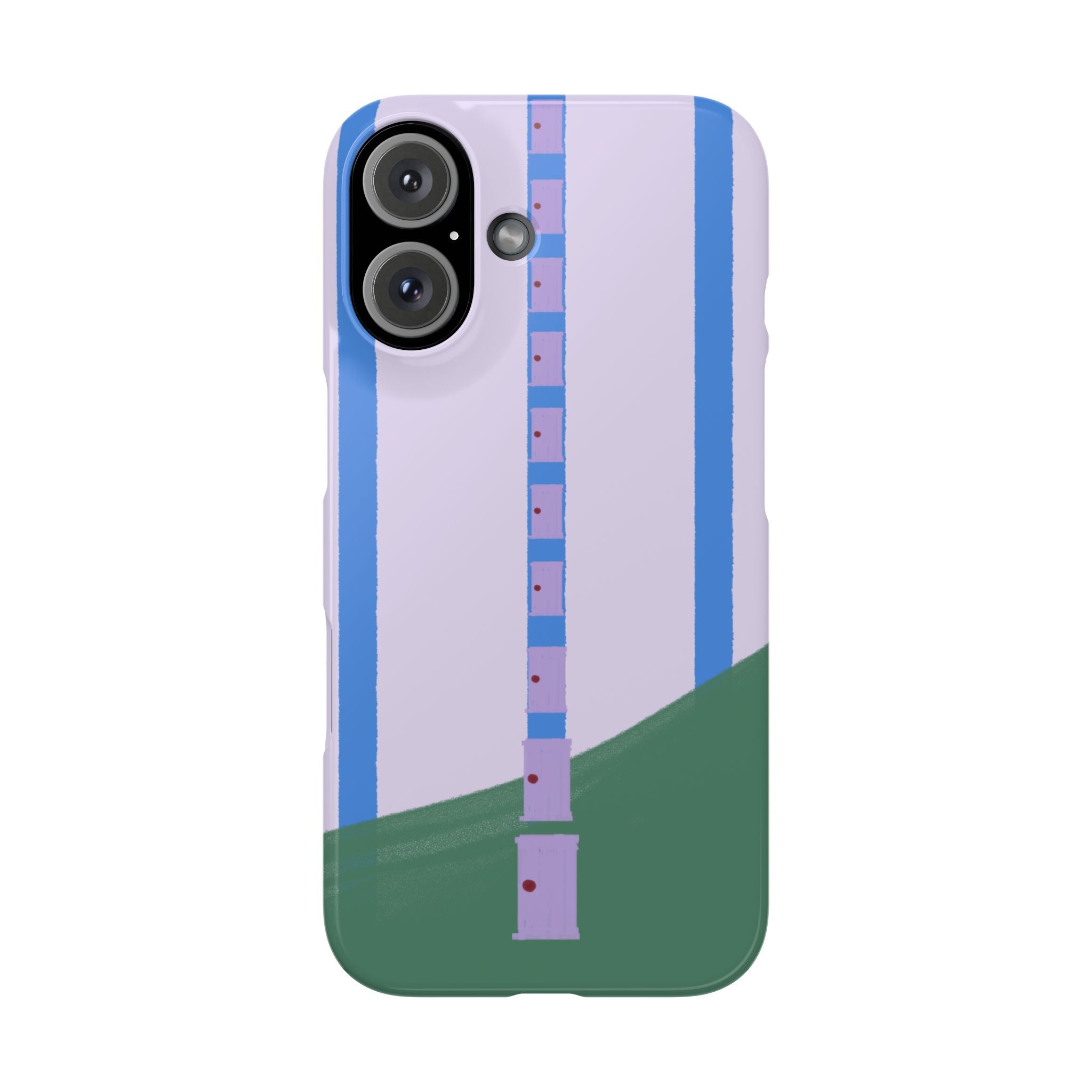 Slim Phone Case — Backroom-Inspired Minimal Chair Illustration