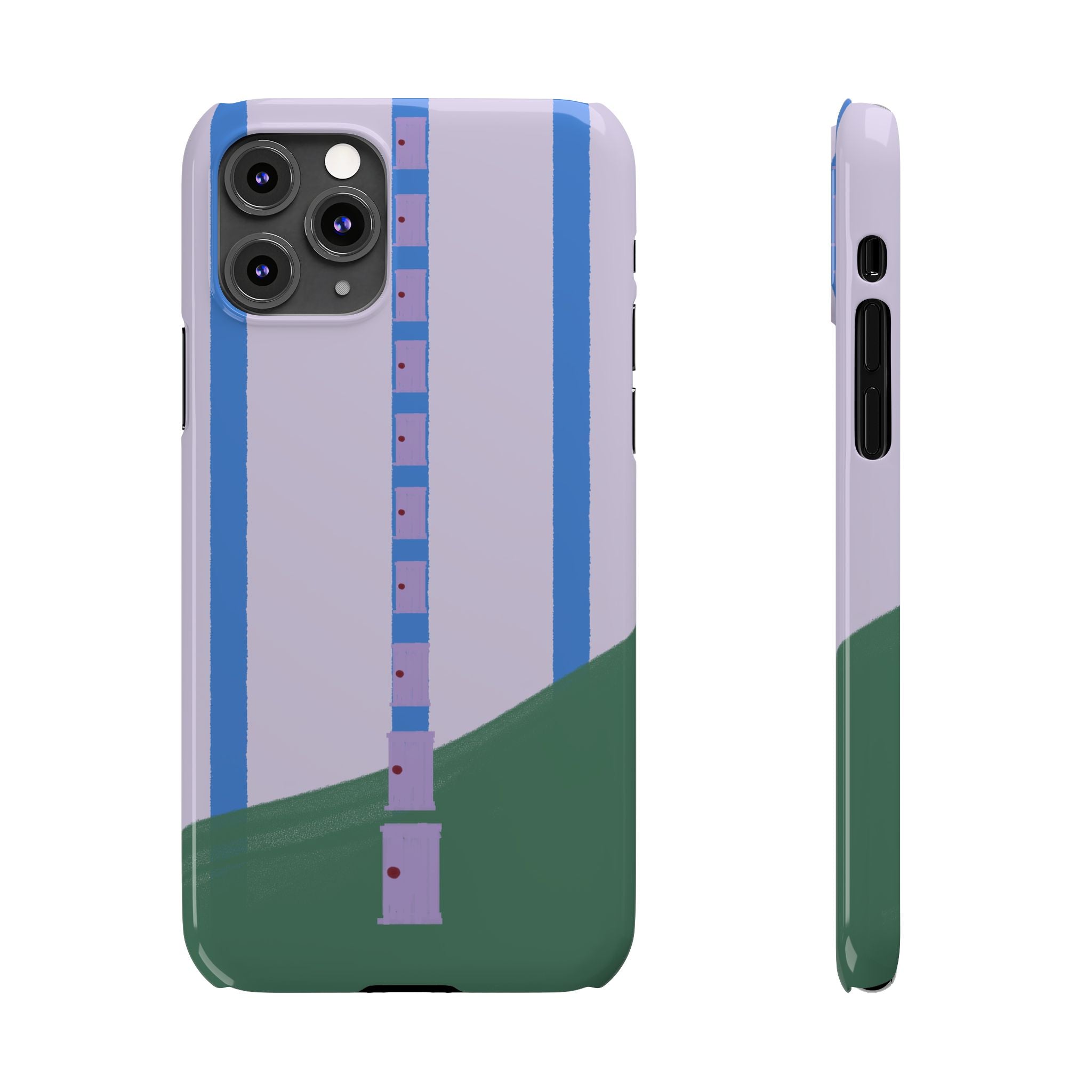 Slim Phone Case — Backroom-Inspired Minimal Chair Illustration
