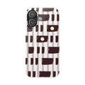 Slim Phone Case — Modern Geometric Stripe Pattern