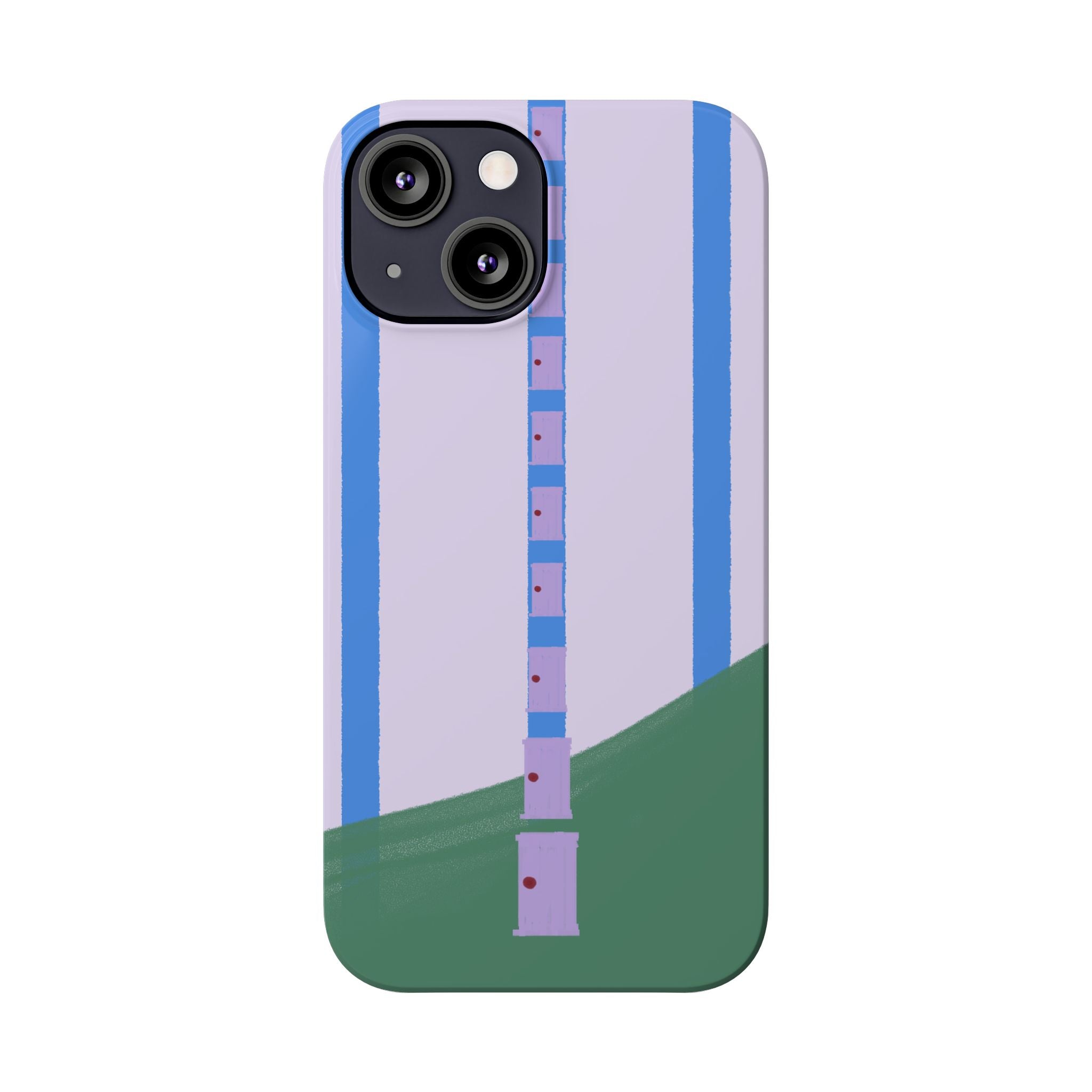 Slim Phone Case — Backroom-Inspired Minimal Chair Illustration