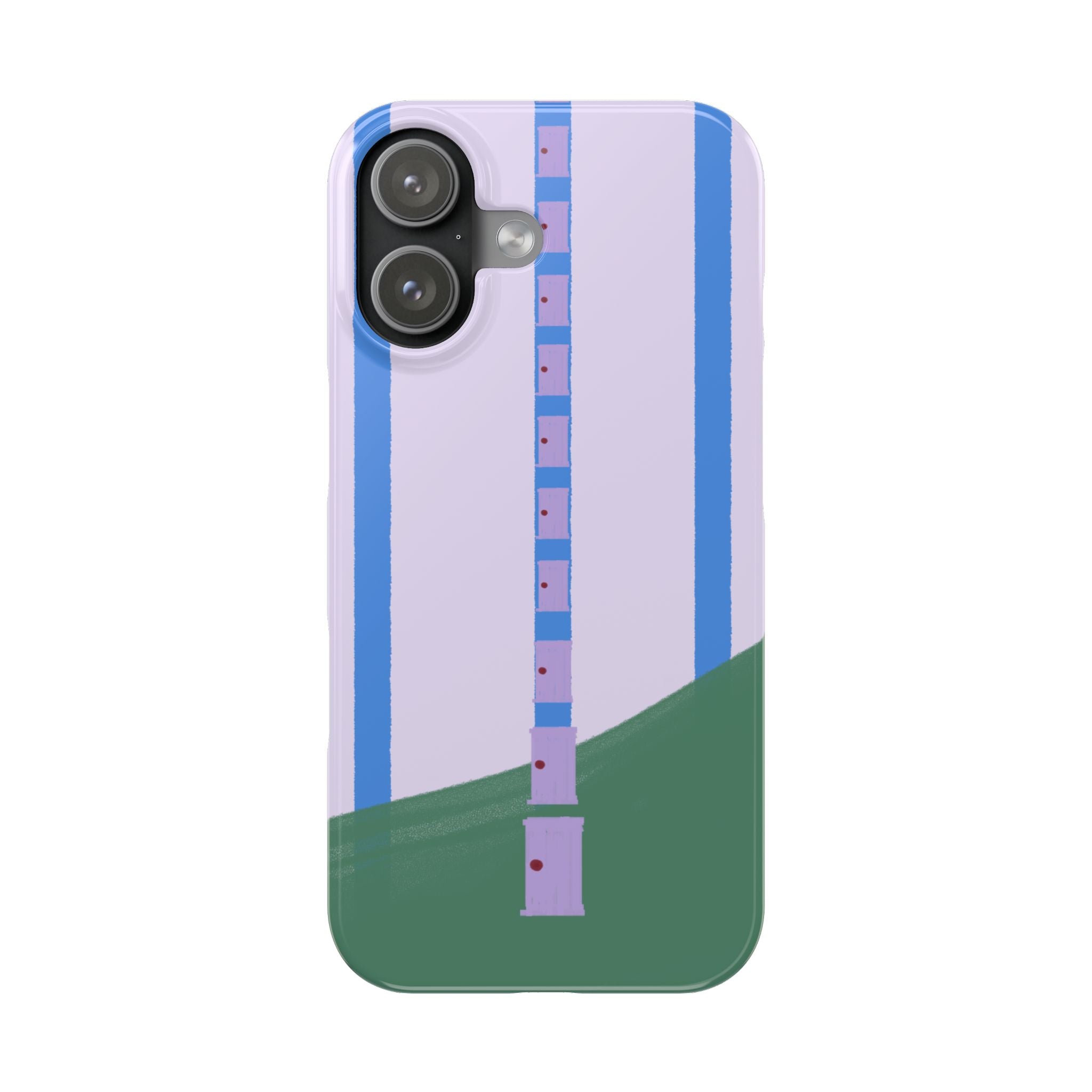 Slim Phone Case — Backroom-Inspired Minimal Chair Illustration