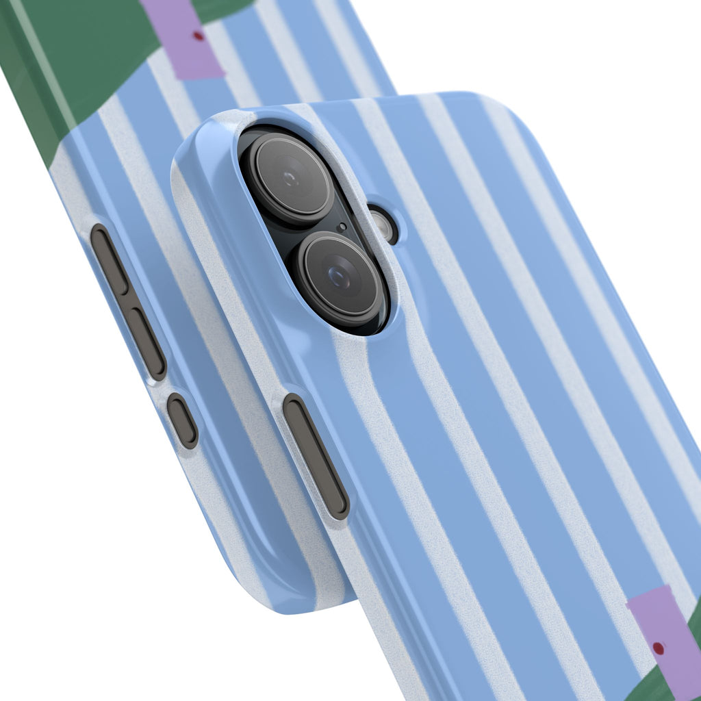Slim Phone Case — Whimsical Purple Doorway on Green Hills Backrooms-Inspired