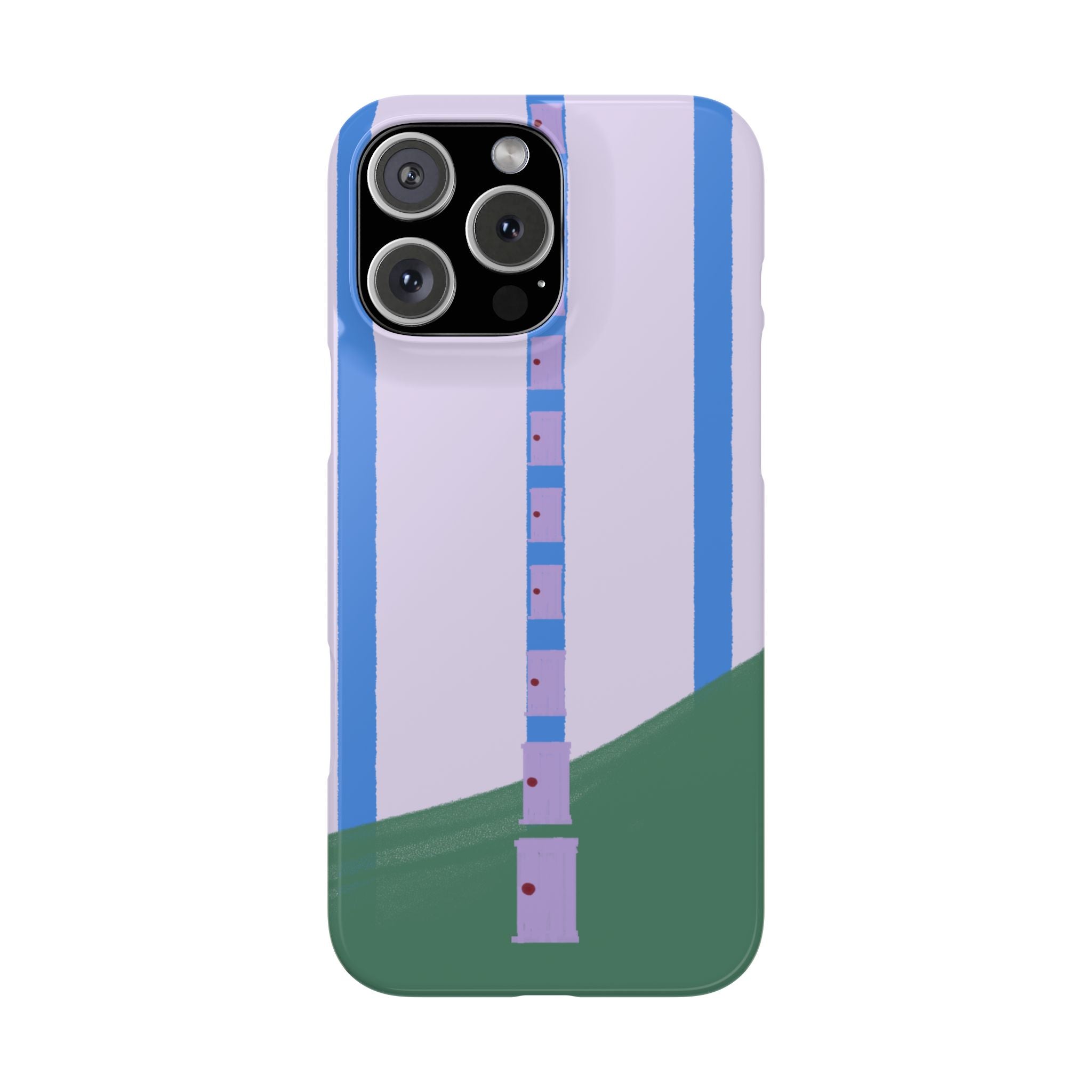 Slim Phone Case — Backroom-Inspired Minimal Chair Illustration