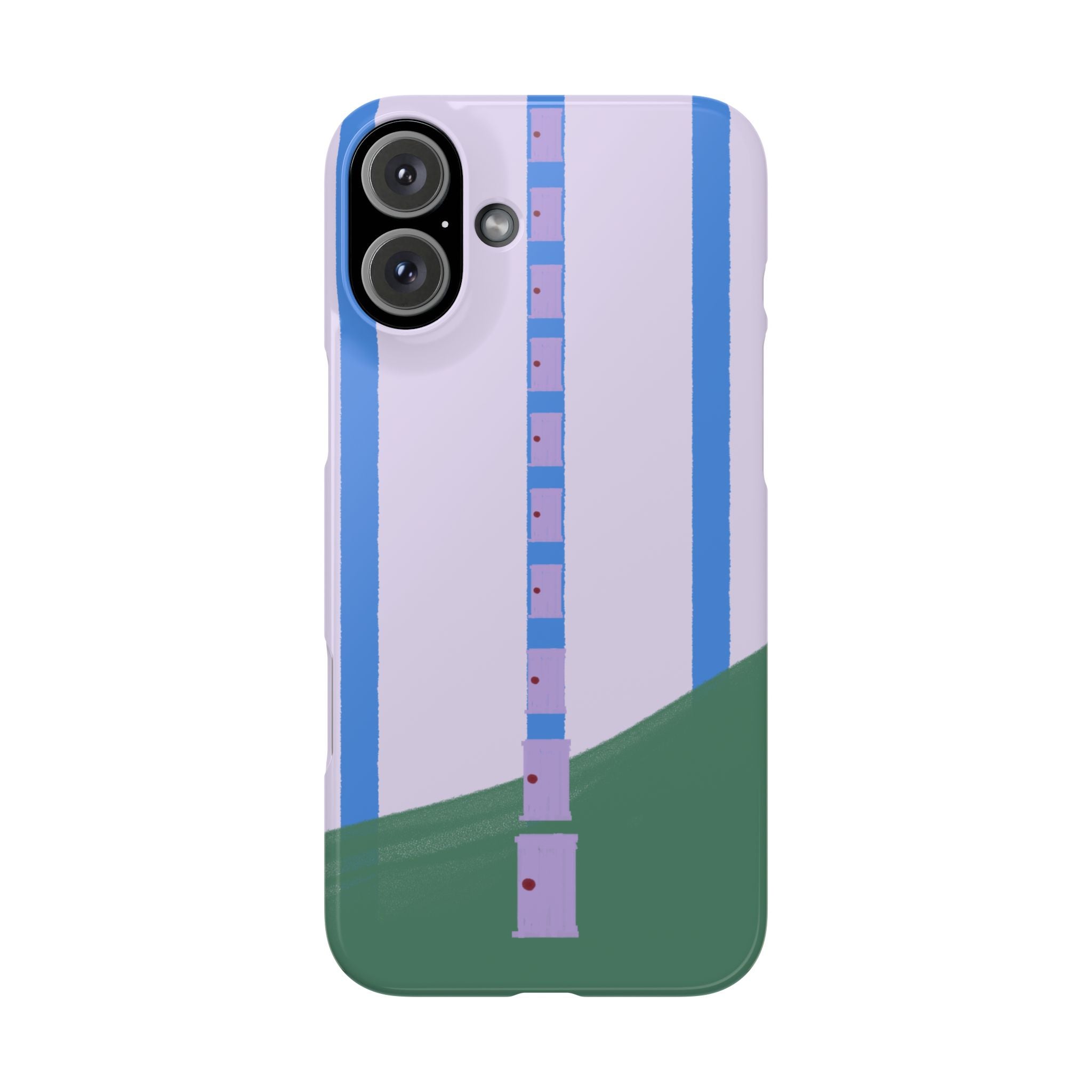 Slim Phone Case — Backroom-Inspired Minimal Chair Illustration