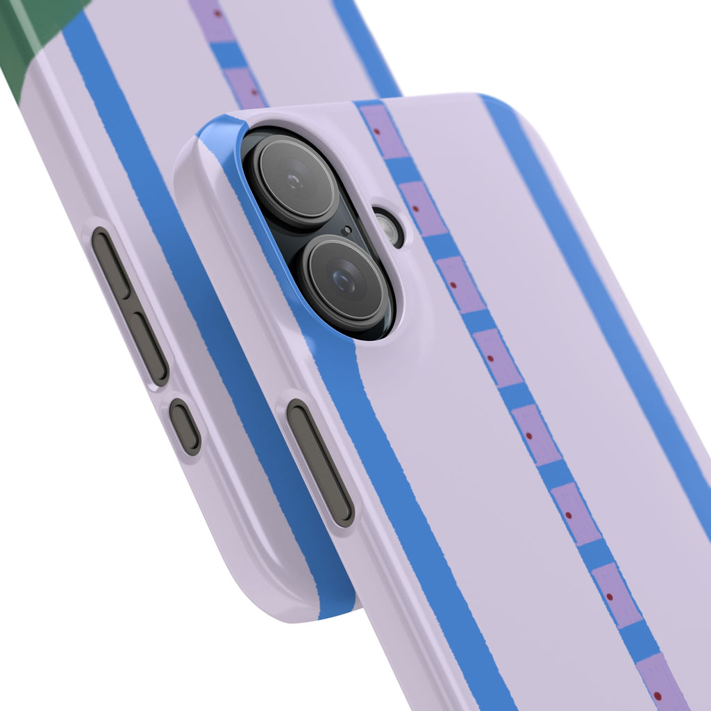 Slim Phone Case — Backroom-Inspired Minimal Chair Illustration