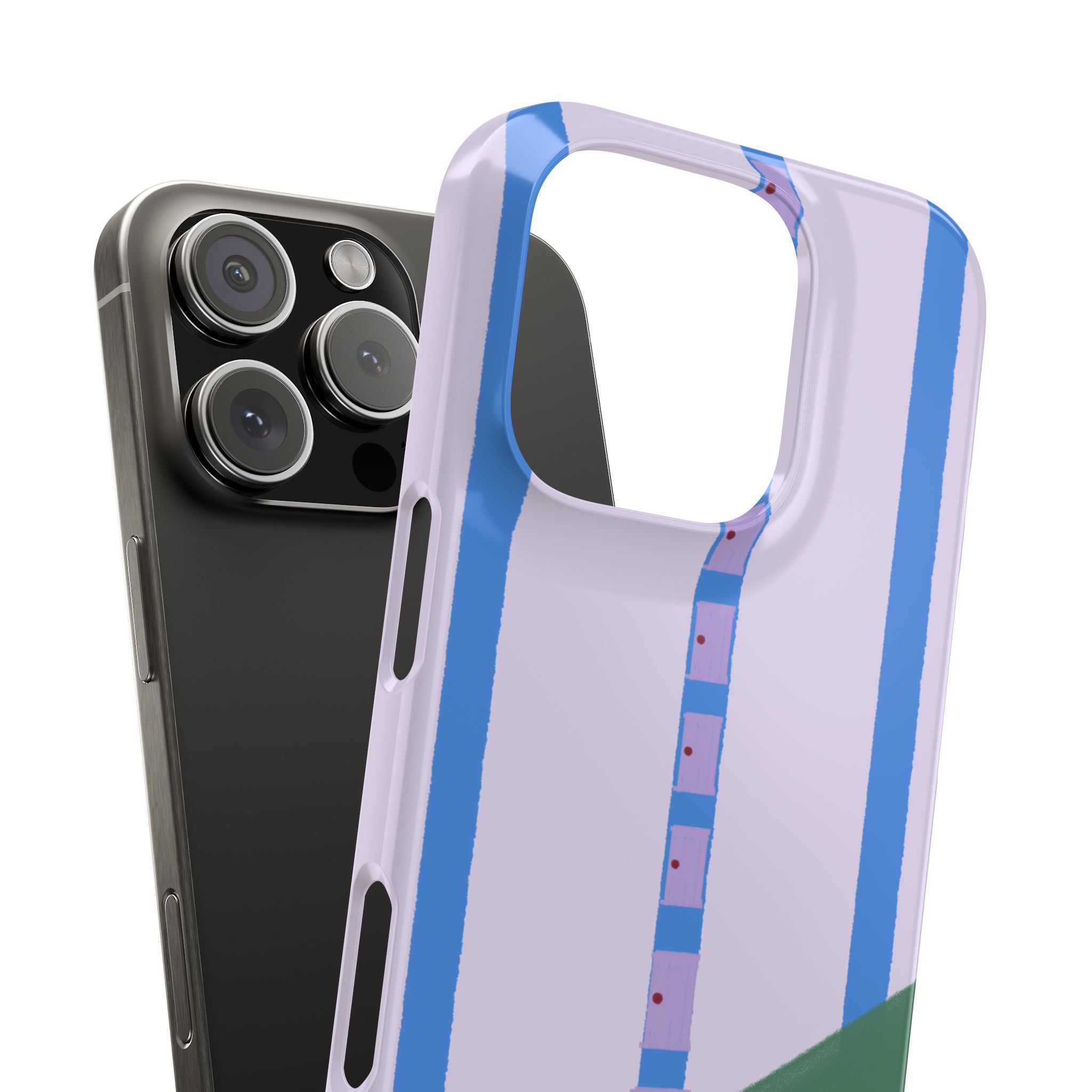 Slim Phone Case — Backroom-Inspired Minimal Chair Illustration