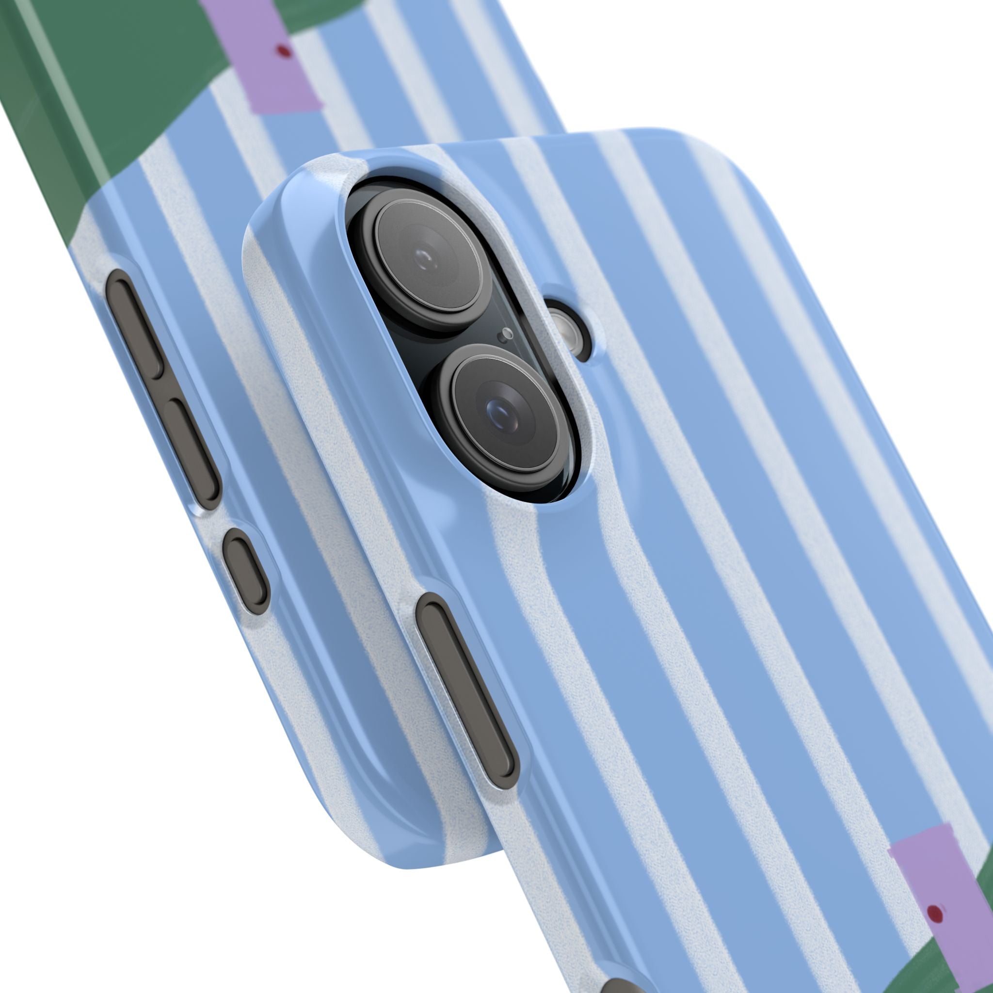 Slim Phone Case — Whimsical Purple Doorway on Green Hills Backrooms-Inspired