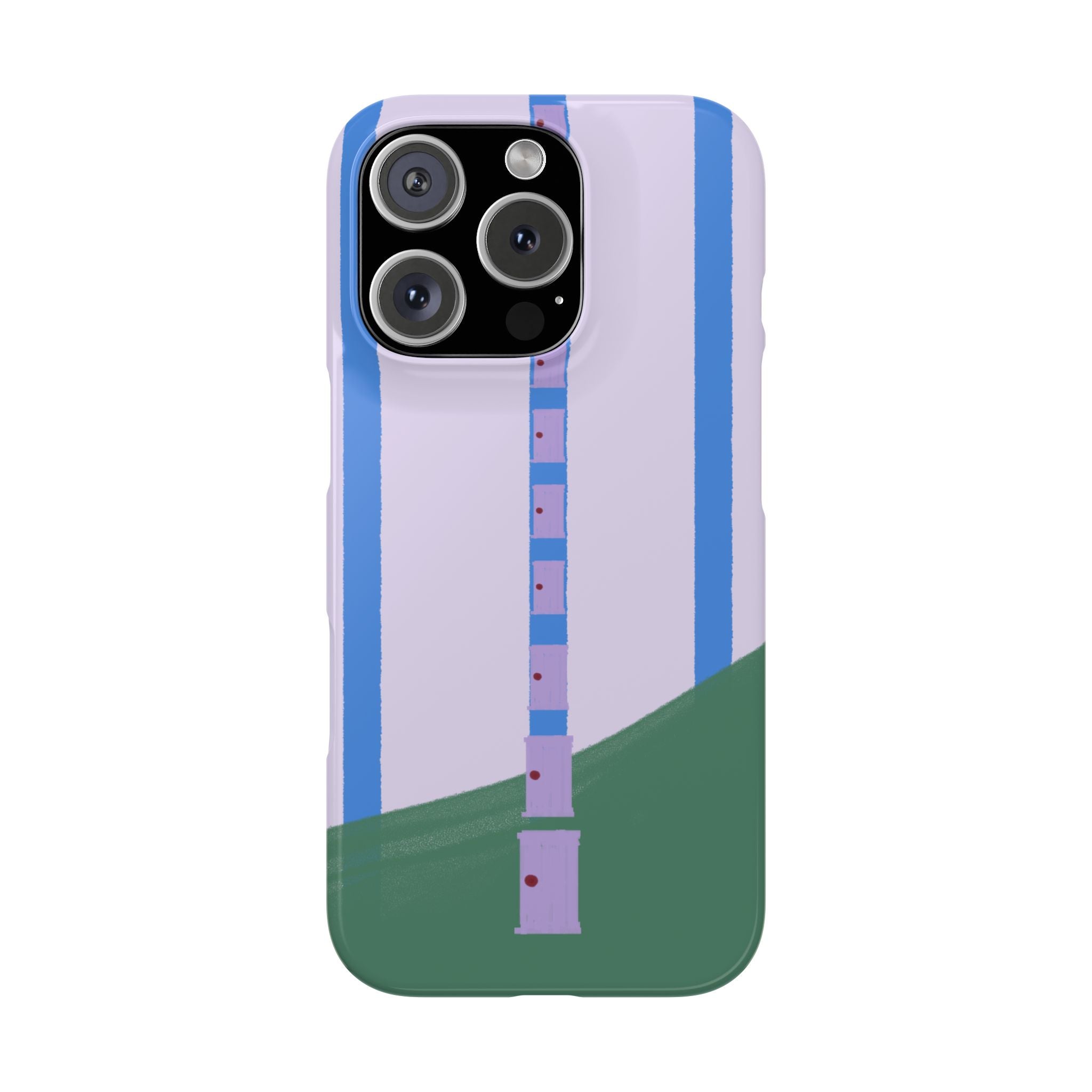 Slim Phone Case — Backroom-Inspired Minimal Chair Illustration