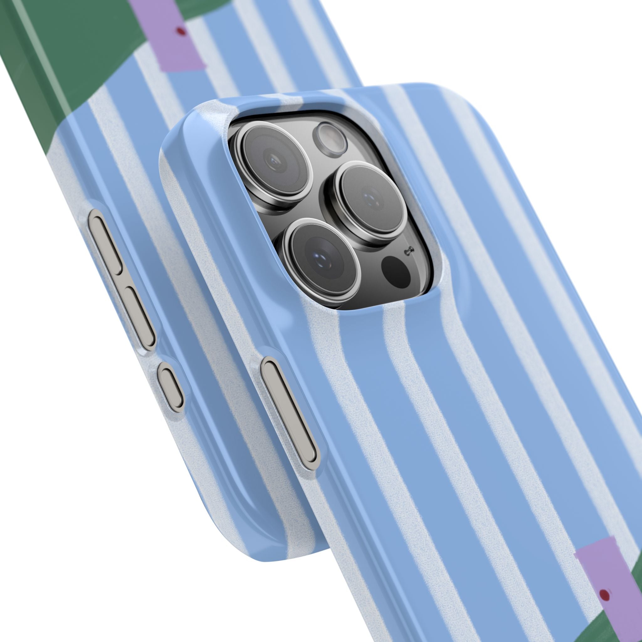 Slim Phone Case — Whimsical Purple Doorway on Green Hills Backrooms-Inspired