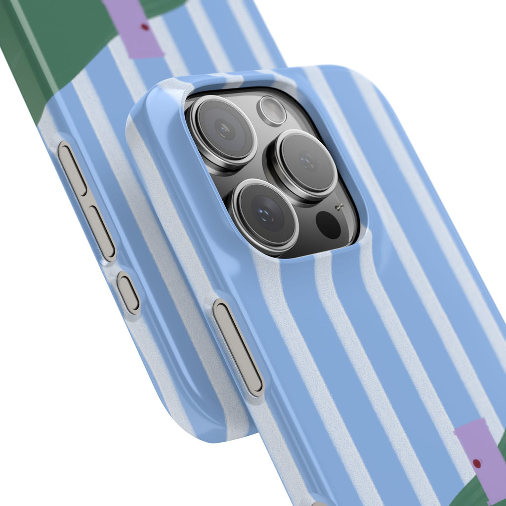 Slim Phone Case — Whimsical Purple Doorway on Green Hills Backrooms-Inspired