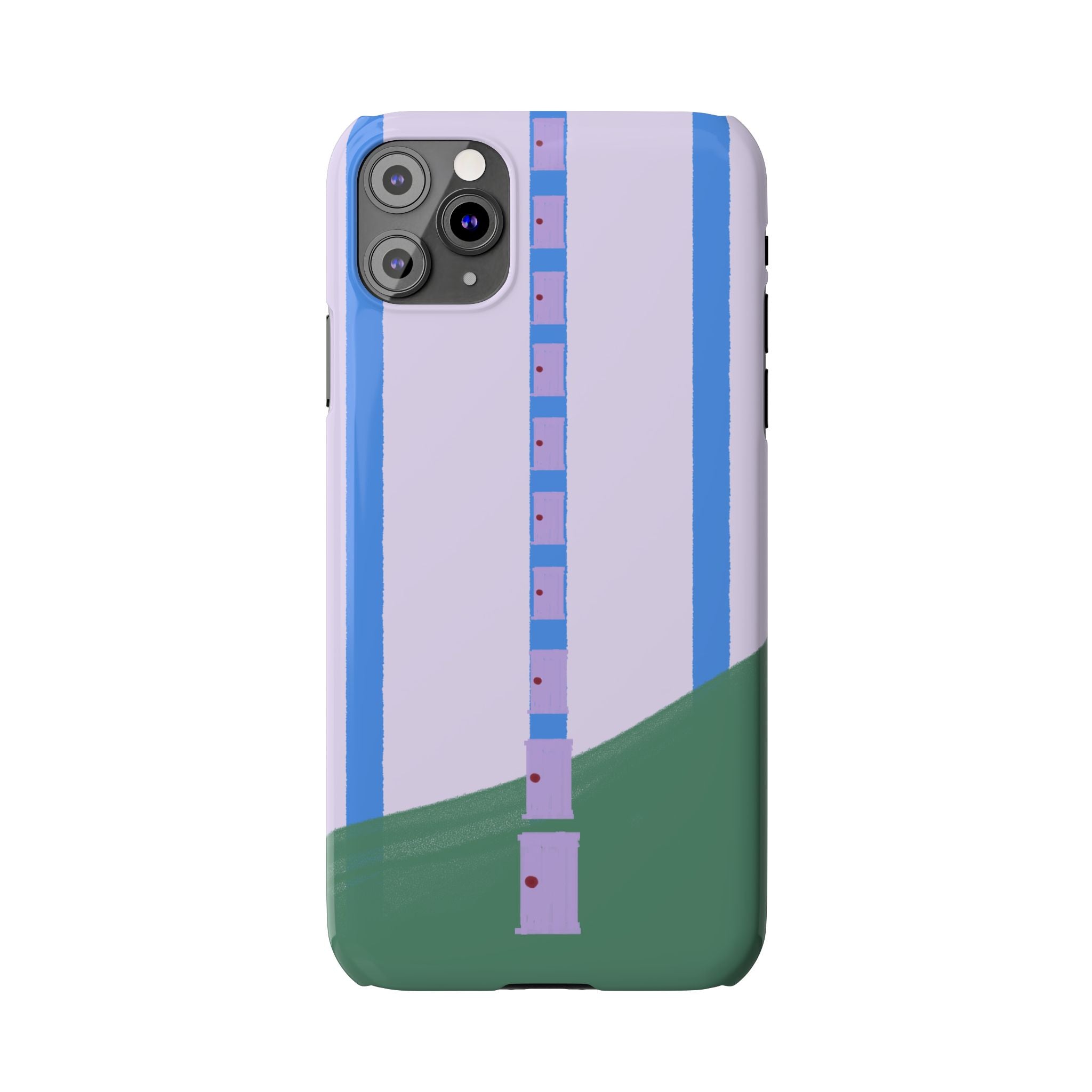 Slim Phone Case — Backroom-Inspired Minimal Chair Illustration