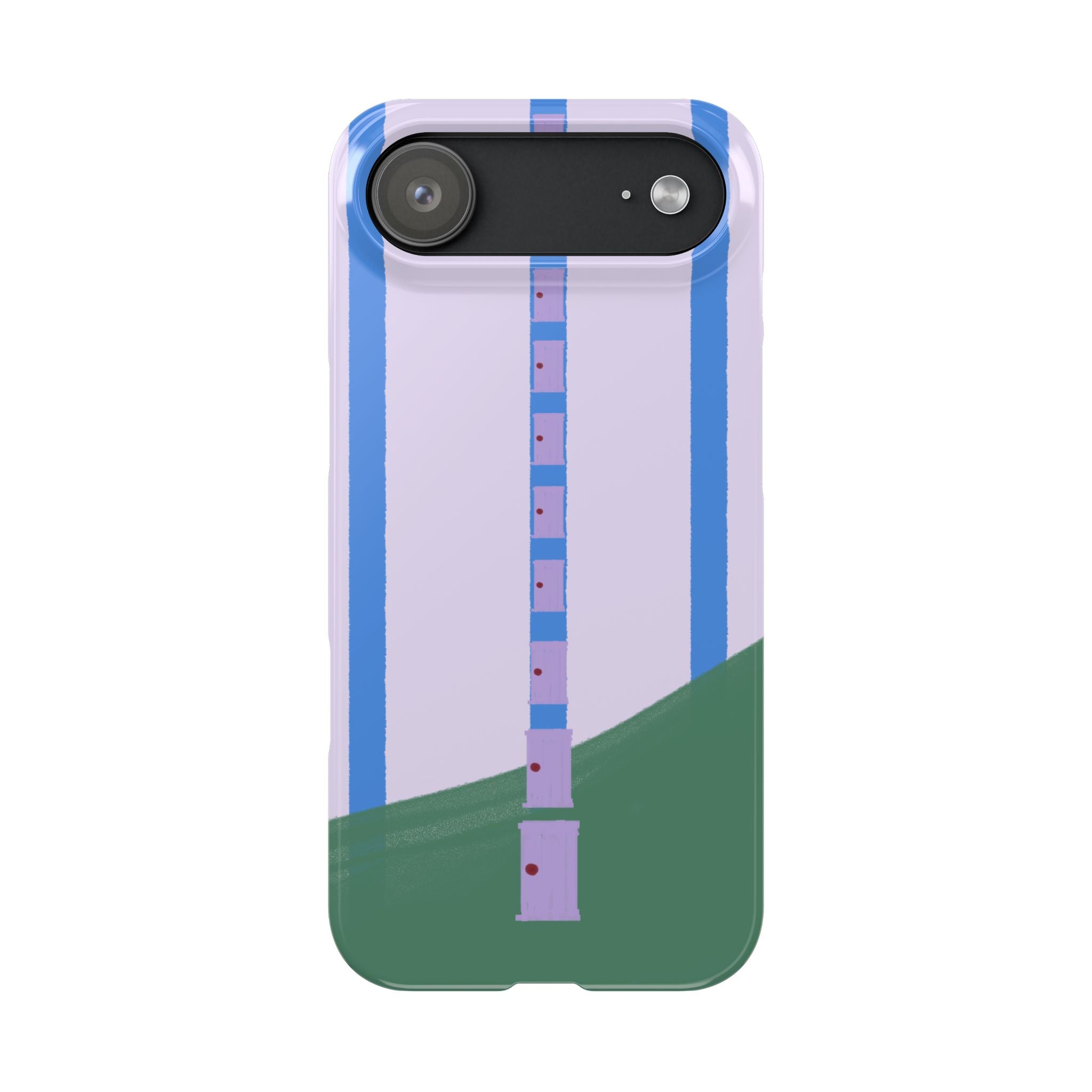 Slim Phone Case — Backroom-Inspired Minimal Chair Illustration