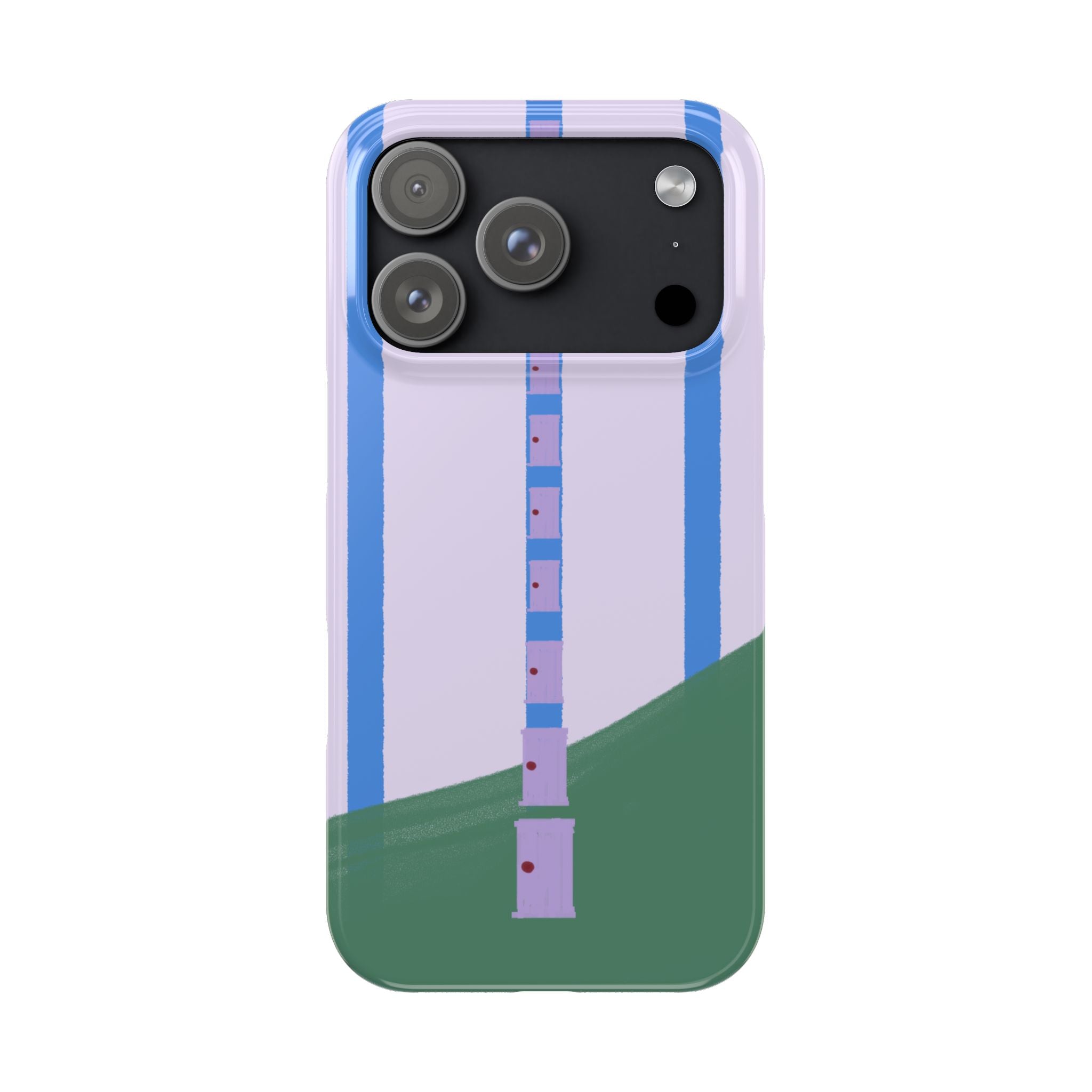 Slim Phone Case — Backroom-Inspired Minimal Chair Illustration